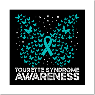 Tourette Syndrome Awareness Butterfly Tourette Syndrome Posters and Art